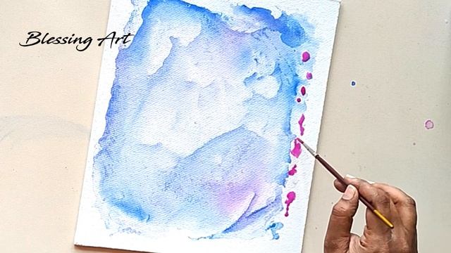 Bible Verses Luke 1: 45 Water Colour Painting ll Christian Wall frames ll BLESSING ART смотреть онлайн