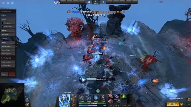 Crystal Maiden Arcana - DOTA 2 Mod смотреть онлайн