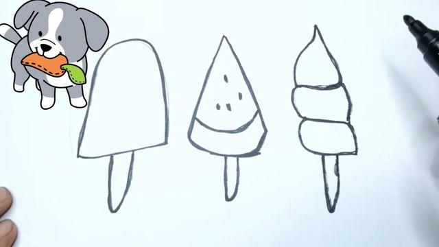 Drawing a picturedrawing a picture of ice cream,балмұздақтың суретін салу,आइसक्रीम का चित्र बनाएं смотреть онлайн