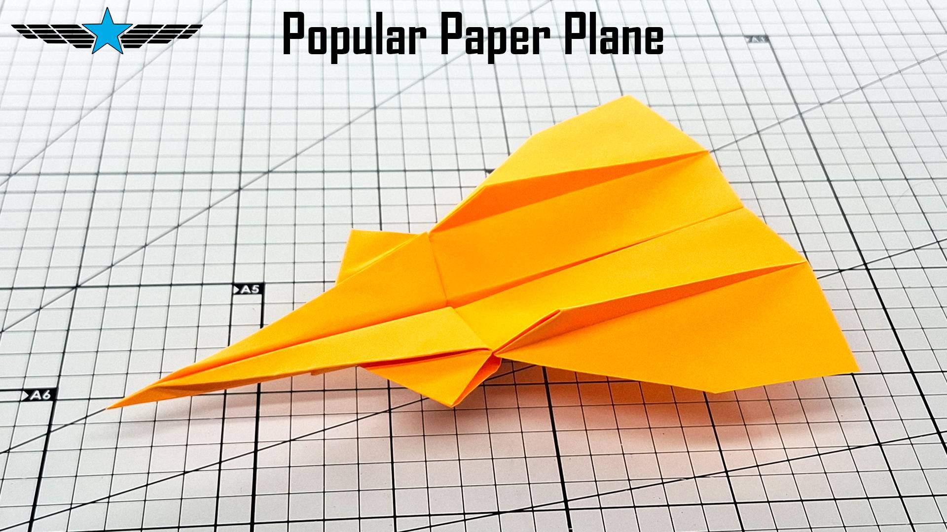 Самый популярный бумажный самолет с изюминкой - добавление плавников для лучшего полета! смотреть онлайн