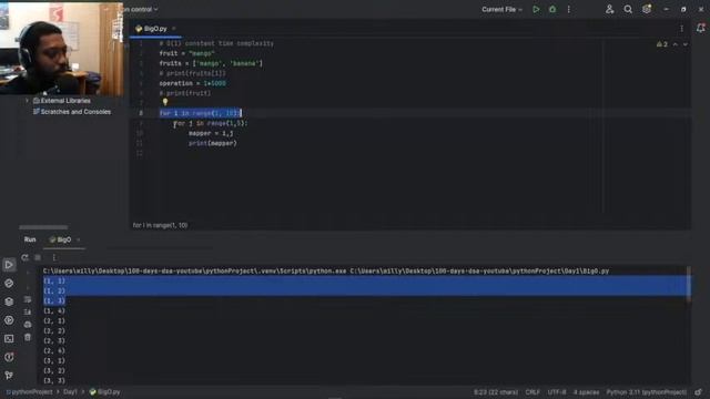 DAY 1/100 - 100 DAYS OF STUDYING DATA STRUCTURES AND ALGORITHMS