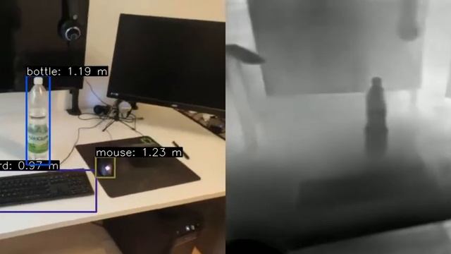 Tracking object positions with YOLO and depth estimation смотреть онлайн