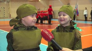 Смотр песни и строя среди детсадов