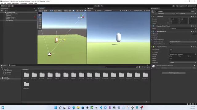 Unity Tutorial, Rotating Camera around player using keys/mouse смотреть онлайн