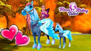 Вырастила жеребенка пегасика Horse Riding Tales