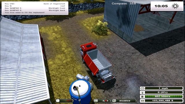 Farming Simulator 2013 Mods - Truck with Fertilizer Scania P420 Lime