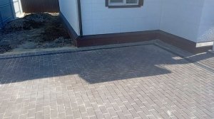 сделать площадку из тротуарной плитки во дворе