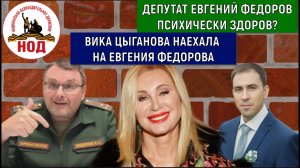 Вика Цыганова наехала на депутата Евгения Федорова. Федоров психически здоров?