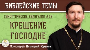 Синоптические Евангелия #28. Крещение Господне (Мф. 3:13-17, Мк.1:9- 11, Лк. 3:21-22). прот.Юревич