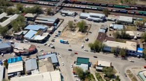 Сквер жд города Уштобе , Уш-Тобе