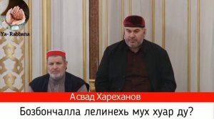 Асвад Хареханов - Боззбанчалла Лелинехь Муха Хуар Ду ? Бозбанчалли Билгалонаш  Хьехам