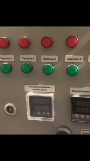 Камера полимеризации порошковой краски. Проходная на 6 горелок