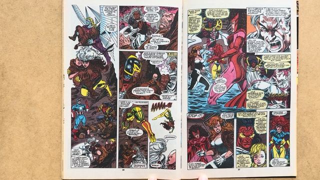 X-Men and Avengers Team Up! Bloodties Finale! Avengers 369 Steve Epting  Bob Harras Marvel 1993
