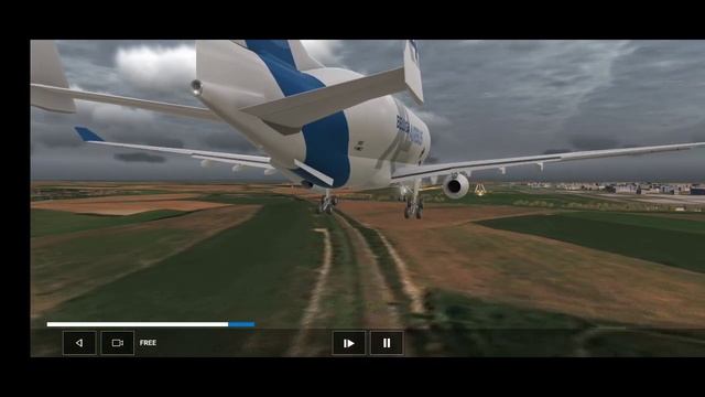 beluga airbus a330-700L landing #swiss001landing #butter #butterlanding смотреть онлайн