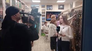 Телерепортаж из офиса Фонда "Офицеры Границы" к 23 февраля о работе волонтёров в городе Голицыно.