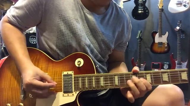 Japan Seventy seven Stork FM les Paul electric guitar смотреть онлайн