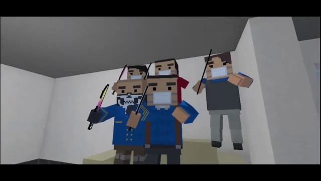 Клип к песне я роняю блок страйк