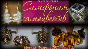 Ювелирный фестиваль "Симфония Самоцветов". ВЦ Амбер Плаза. Москва. Февраль 2025  ч. 2