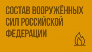 Состав Вооружённых сил Российской Федерации. Видеоурок по ОБЖ 10 класс