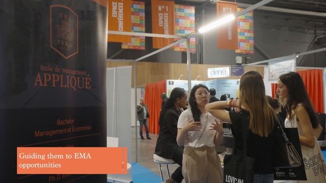 Exploring EMA Opportunities: A Day at L'Etudiant Education Fair, Paris смотреть онлайн