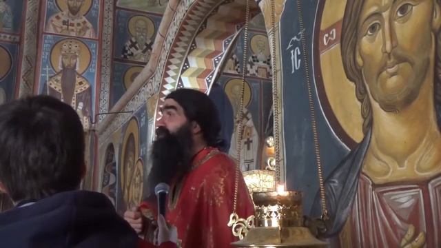 Стајање у цркви  о.Рафаило