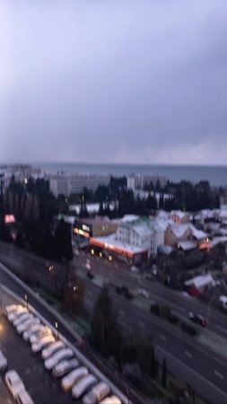 21.02.2025г Адлер,  снег пришёл !