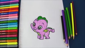 Как нарисовать СПАЙКА из My Little Pony