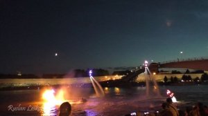 Красивый ночной флайборд
