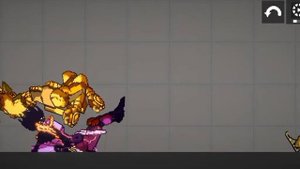 битва Джотаро и Дио в конце 3 части мелон плэйграунд