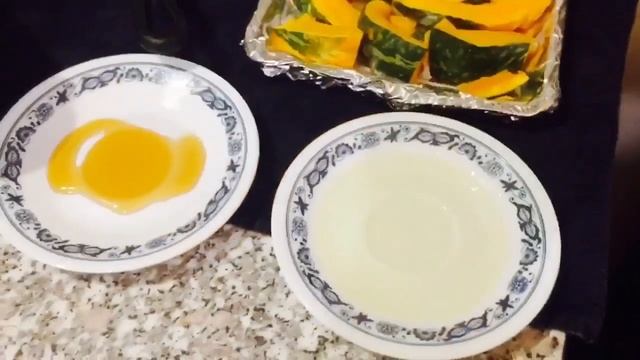 烤日本南瓜的做法  教你吃出板栗香 烤南瓜的方法  日本南瓜吃法 Kabocha squash recipe