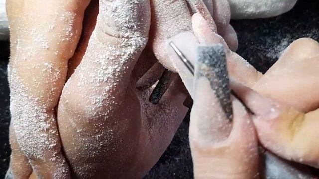 manutenção no MOLDE F1 com gel tradicional unhas dualforms moldef1