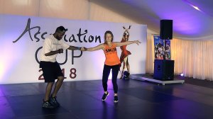 ''Association Cup 2018'' - Adonis Baez и Оля (мастер-класс по кубинской сальсе)