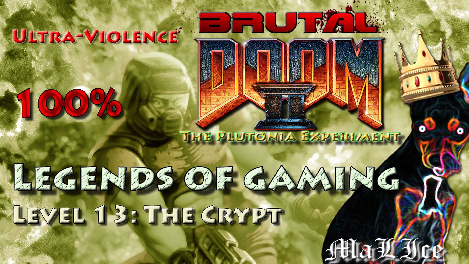 Brutal Doom 2 The Plutonia Experiment - Level 13: The Crypt
