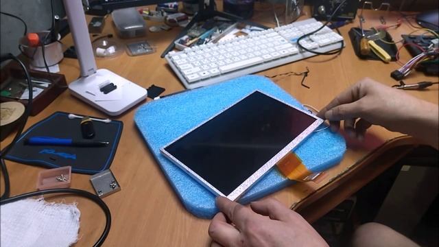 TS10 замена подстветки экрана смотреть онлайн