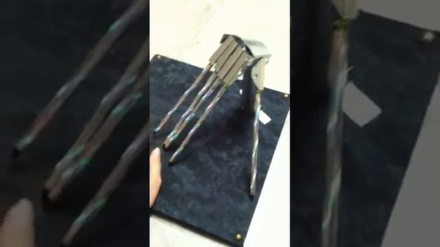 Metal Hand Pencil Holder