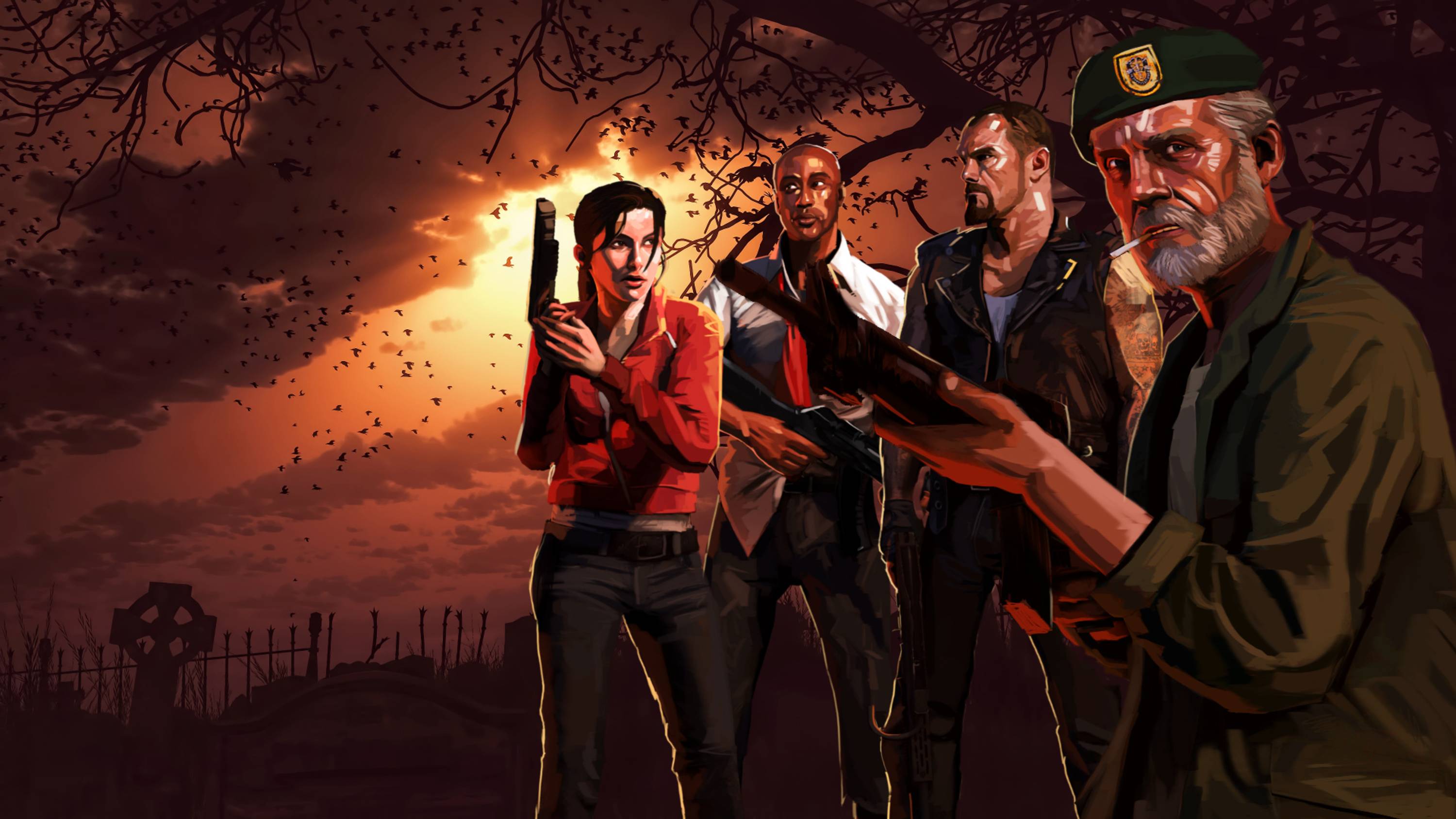 Прохождение игры LEFT4DEAD1 на лгком