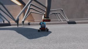 Маленькие машинки Томаса против рельсовых лавовых прыжков с МУТАНТАМИ Томаса – BeamNG.Drive