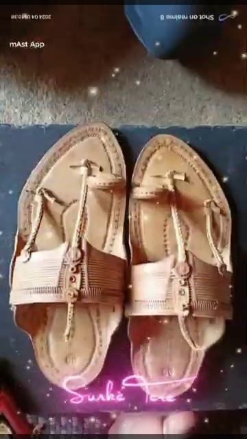 #कोल्हापूरी चप्पल# Subscribe & likes# करा смотреть онлайн