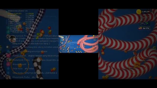 🔴Live WormsZone.io Epic Gameplay The King of Slither Snake | Jebak Cacing Raksasa di Kerajaan cacin