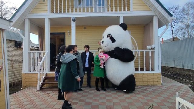 Из-за дома вышла панда)!!! смотреть онлайн