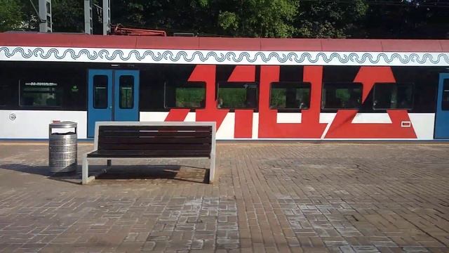 ЭП2Д, маршрут: Красный Балтиец - Тушинская / Train EP2D, route: Krasny Baltiyets - Tushinskaya смотреть онлайн