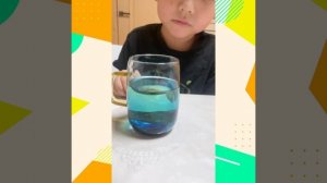 Голиков Байдам 6 лет опыт " Лава в стакане "
