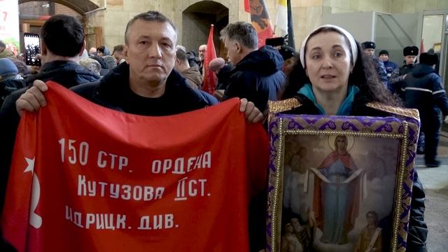 2025.02.18 Кругосветная икона Покрова Пресвятой Богородицы и Знамя Победы. Евгений Королев_Майя -1 смотреть онлайн