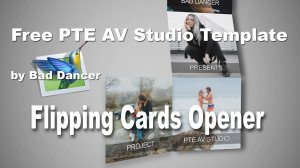 Free PTE AV Studio pro project - Flipping Cards Opener ID 21022025