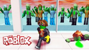 ЭТИ ЗОМБИ ХОТЯТ МЕНЯ СЪЕСТЬ!!! ROBLOX Мульт Игра для детей Побег из Торгового Центра