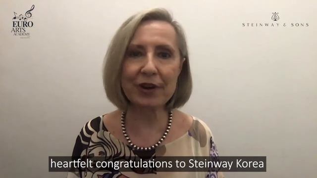 Professor Pavlina Dokovska - Congratulation Message on the grand opening of Steinway Gallery Seoul смотреть онлайн