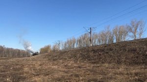 Генерал! Паровоз П36-0147 с пригородным поездом утром и вечером