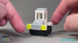 Собираем скорую помощь 3 из конструктора QBRIX KIDS - детские конструкторы с видеоинструкциями