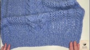 Вяжем вместе прекраснейший свитер спицами