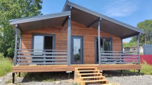 Обзор домика с ломаной кровлей в стиле ШАЛЕ